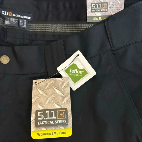 5.11 Tactical | EMS Cargo Pants UPF 50 Dark Navy Blue 19 Pockets Teflon Work - Picture 6 of 10